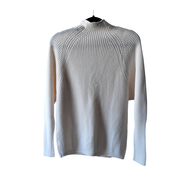 Tristan Elegant Batwing Acrylic Cotton-Blend Sweater - Picture 2 of 7